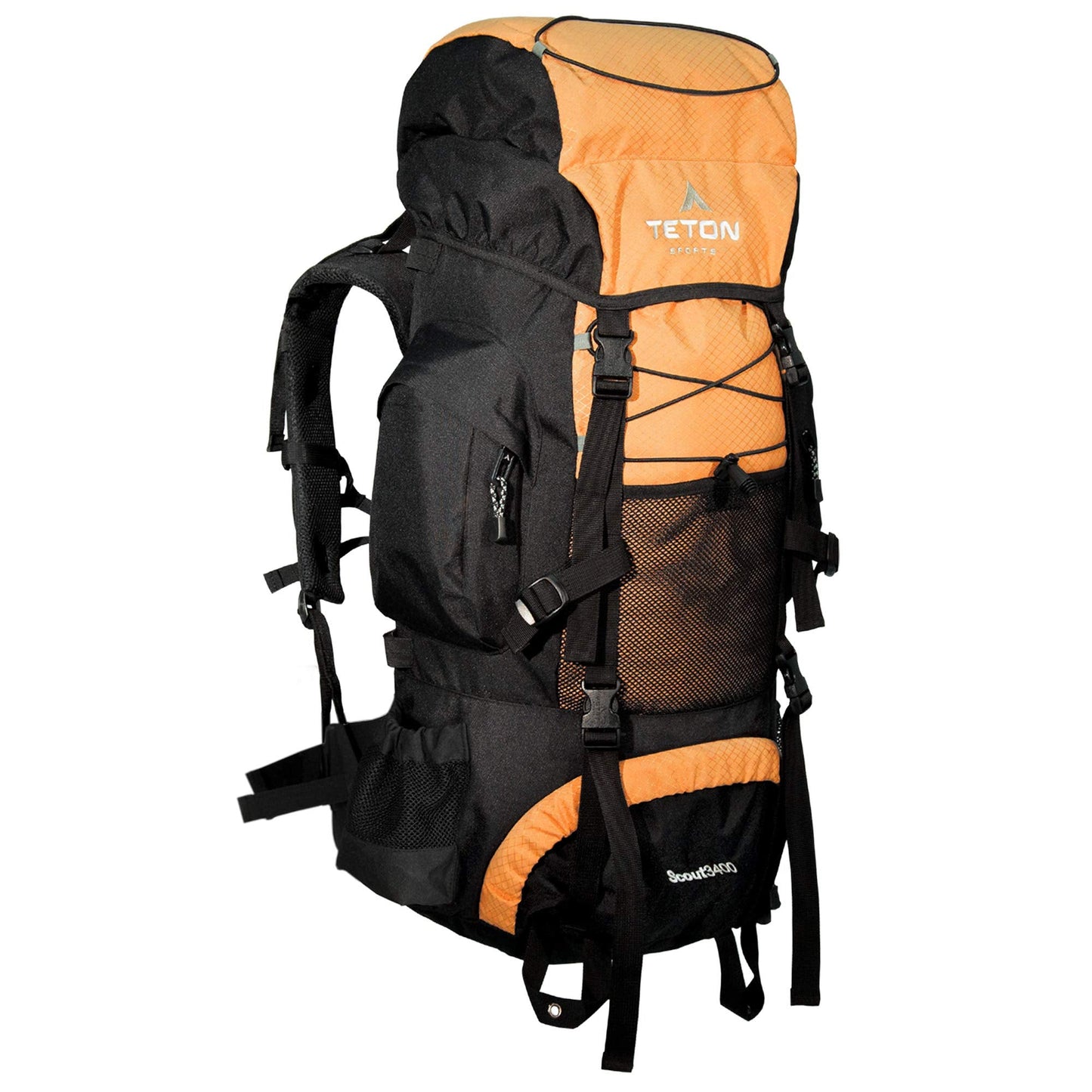 TETON 55L Scout Internal Frame Backpack for Hiking, Camping, Backpacking, Rain Cover Included