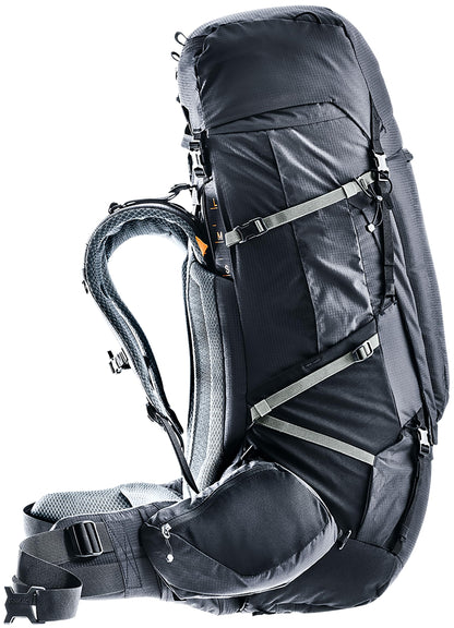 Deuter Aircontact Pro 75+10L Hiking Backpack, 75+10 Liters - Black