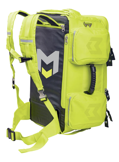 MERET OMNI PRO X Emergency Medical Backpack – Modular Trauma & First Aid Organizer with Easy to Clean Material – MOLLE Compatible – High Viz Yellow