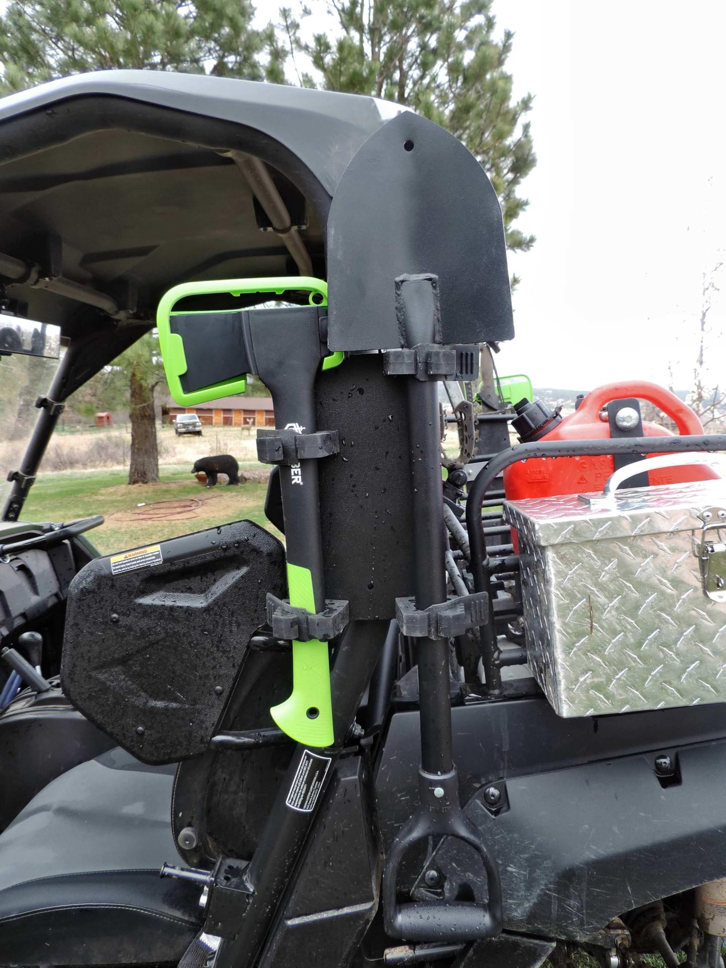 UTV Dual Tool Roll Bar Shovel and HatchetRoll Bar Kit RCM-3018-2