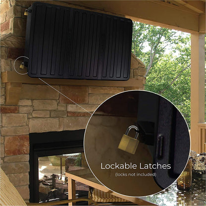 Storm Shell SS-65 Outdoor TV Enclosure, 56-65 inch, Black