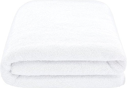 Cotton Paradise 100% Cotton Oversized Bath Sheet - Extra Large Turkish Towel, 40x80, White