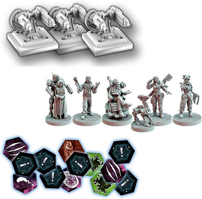 Rebel Studio Nemesis Aftermath Board Game - Epilogue Mode Play 5 New Characters Added Traits &amp Shuttle Board Cooperative Strategy Game for Adults Ages 14+ 1-5 Players 45-60 Min Playtime