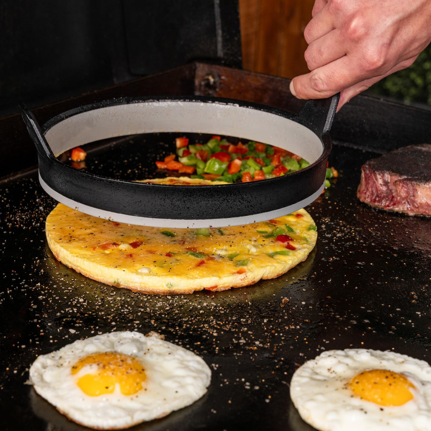 Blackstone Egg & Omelet Ring Kit, 7 Piece Set