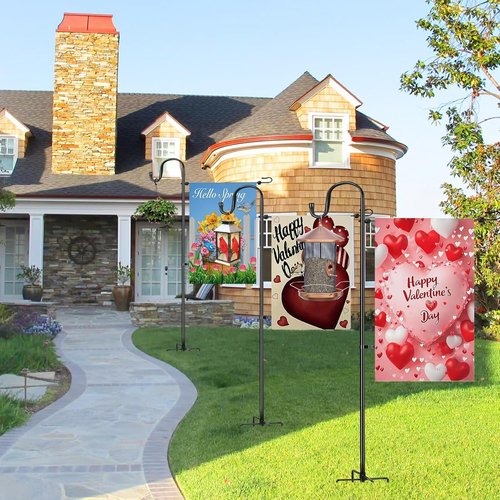 Heavy Duty Garden Flag Stand by [Brand Name] - 46-Inch Holder for 12x18 Flags | Perfect for Patio & Yard Decor