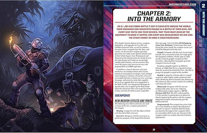 Renegade Game Studios G.I. Joe RPG Quartermaster's Guide to Gear Sourcebook Expansion