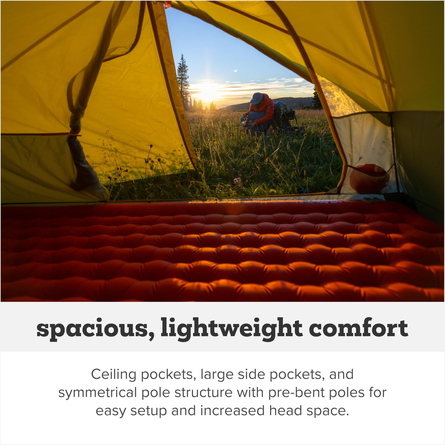 Big Agnes Blacktail & Blacktail Hotel Tent - Backpacking Tent for Camping, 3 Season, Ultralight, Waterproof, Warm Olive/Chinois Green, 3 Person (2025)