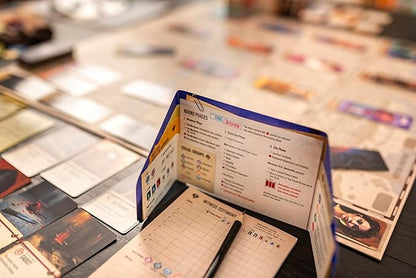 Intent to Kill Deluxe Upgrade by 25th Century Games | Ages 14+ | 2-4 Players | Two New Scenarios | Wooden Upgrade Components | an Evidence Token Bag and Player Screens