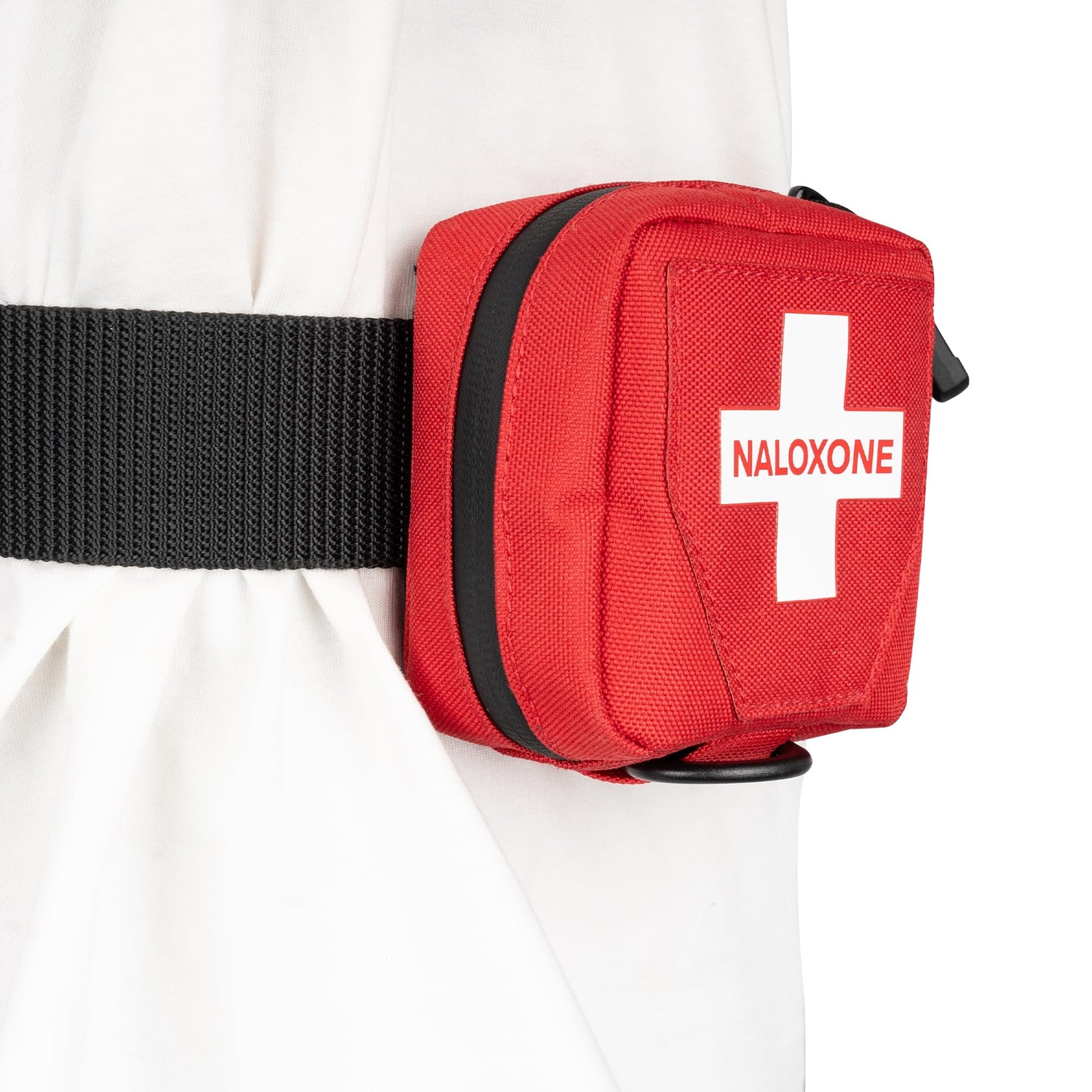 10 Pack Naloxone Belt Pouch for Opioid Overdose Kits | Professional Belt Attachment Design to Hold Naloxone | Custom Designed to Hold Two Naloxone Nasal Sprays & Accessories | Naloxone Not Included