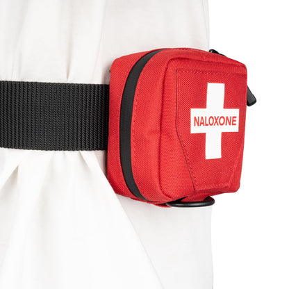 10 Pack Naloxone Belt Pouch for Opioid Overdose Kits | Professional Belt Attachment Design to Hold Naloxone | Custom Designed to Hold Two Naloxone Nasal Sprays & Accessories | Naloxone Not Included