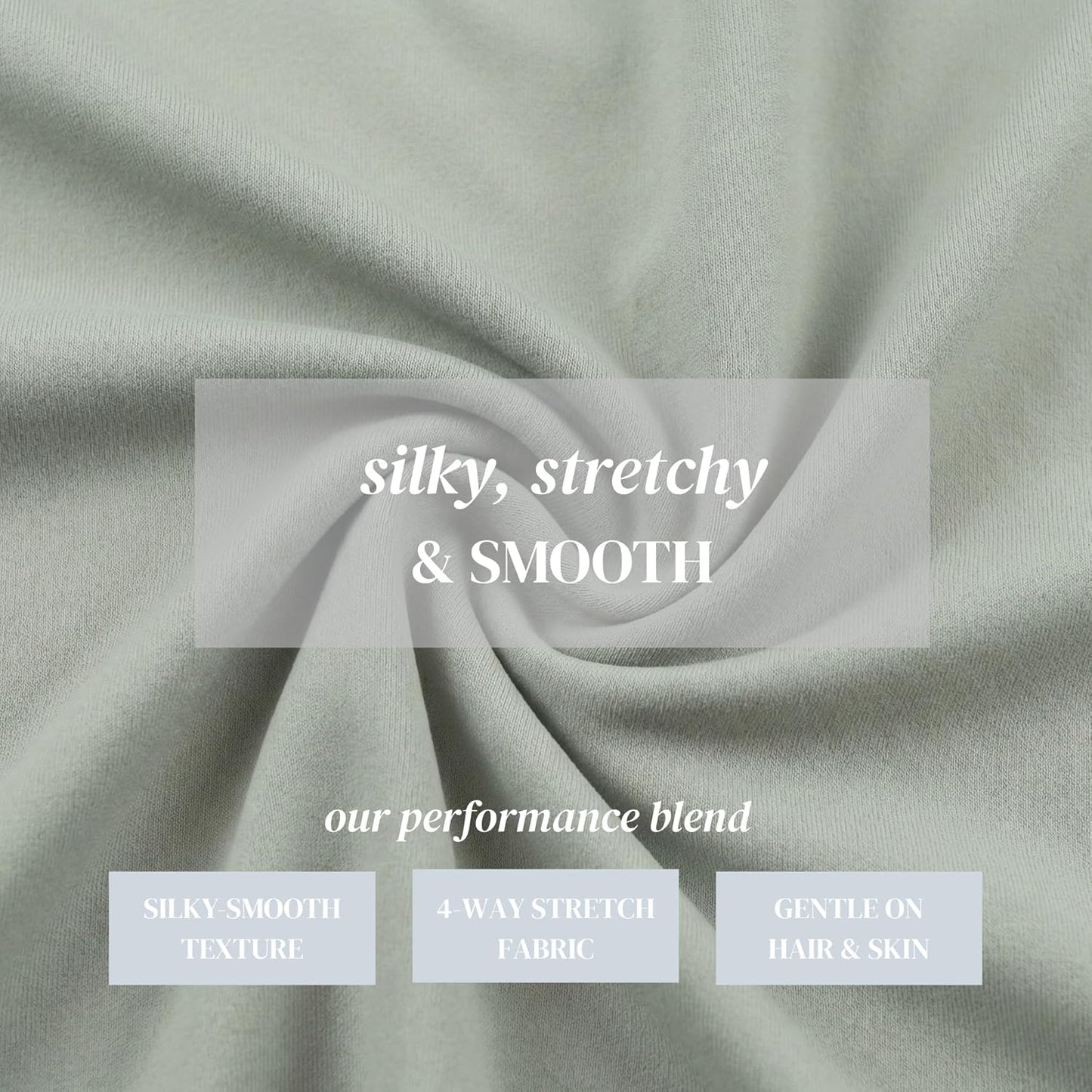 Beckham Hotel Collection Cooling Pillowcases - King Size Set of 2 | Silky Soft, Breathable & Moisture-Wicking in Aqua Gray