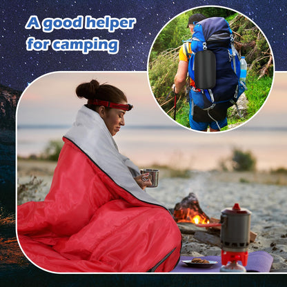 Macarrie 12 Pack Camping Sleeping Bags for Adults Homeless Bulk Cold Weather Kids Sleeping Bag Lightweight Waterproof Compression Sack for Backpacking Traveling Hiking Outdoor Shelter(Bright Color)