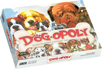 Late for The Sky Dog-Opoly Board Game for Families &amp Dog Lovers Ages 8+ 2-6 Players Classic or One-Hour Play Fun Party Gift with Breed Facts