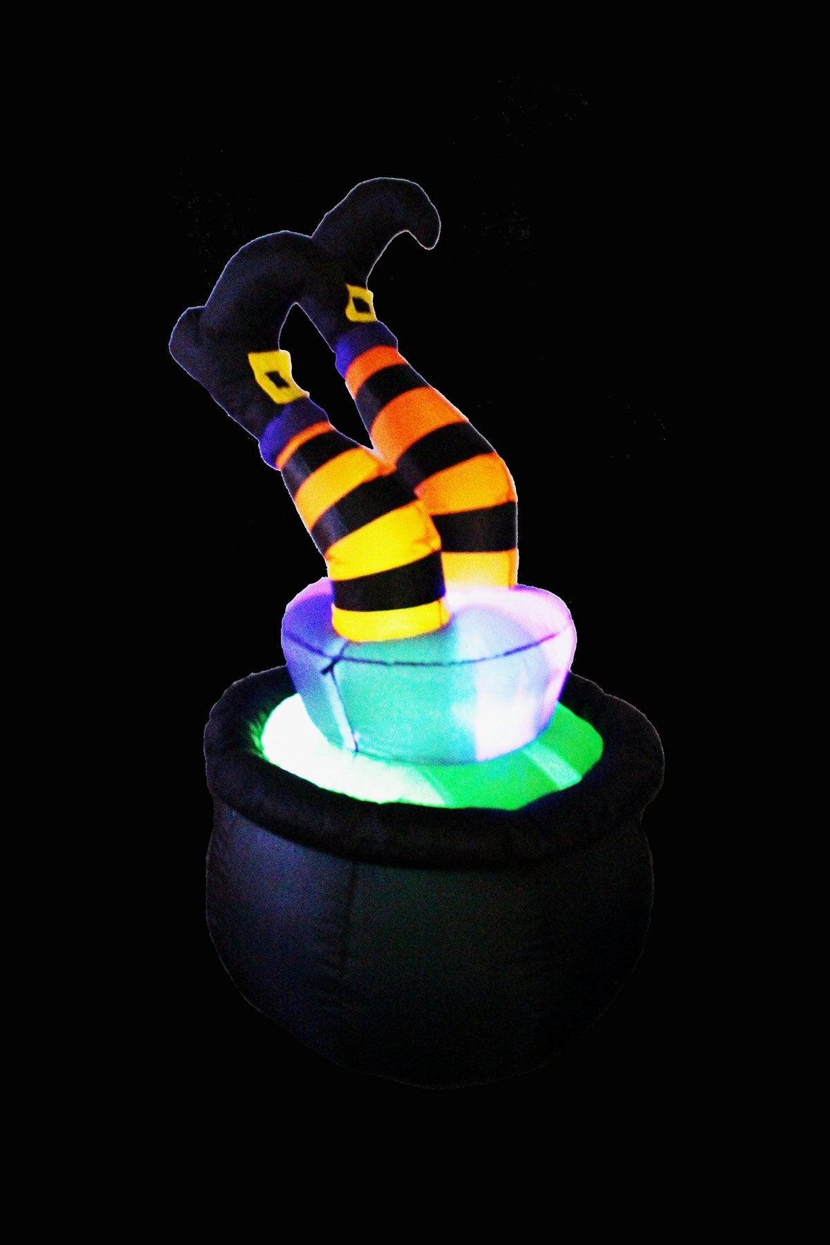 4 FT Tall Halloween Inflatable Three Pumpkins LED Lights Decor