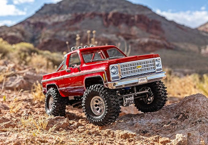 TRAXXAS TRX-4M™ Scale and Trail® Crawler with 1979 Chevrolet® K10 Truck Body: 1/18-Scale 4WD Electric Truck with TQ 2.4GHz Radio System