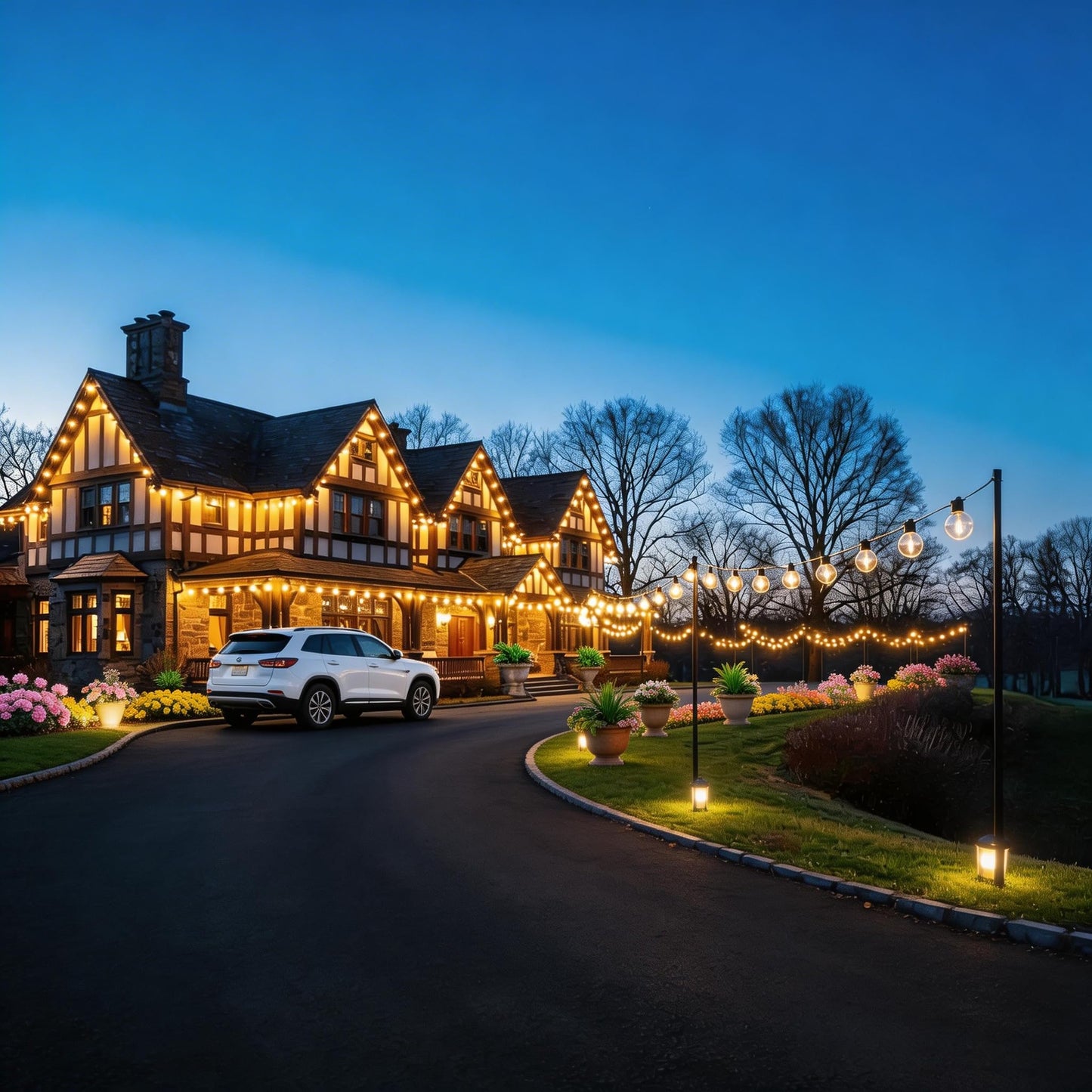 RTTY 300 FT Outdoor String Lights Patio Light for Outside, Waterproof G40 Shatterproof LED Bulbs, Dimmable Hanging Connectable Globe Lighting for Bistro, Backyard, Cafe, Porch, Balcony, Market, 2700K