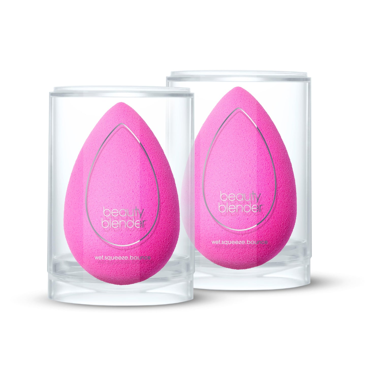 Beautyblender® | Original Pink Beauty Blender Makeup Sponge, Super-Soft Foam Easily Blends Foundations, Powders & Creams, Made in USA, Reusable, Washable, Streak Free Application, Vegan, Cruelty Free