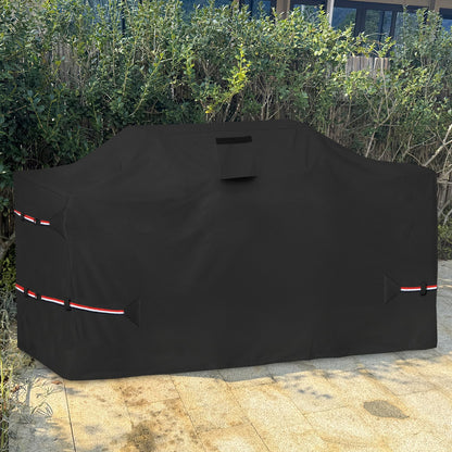 Osileyo 110 Inch Island Grill Cover - 600D Heavy Duty Waterproof All Weather Protection Outdoor Cover,Black