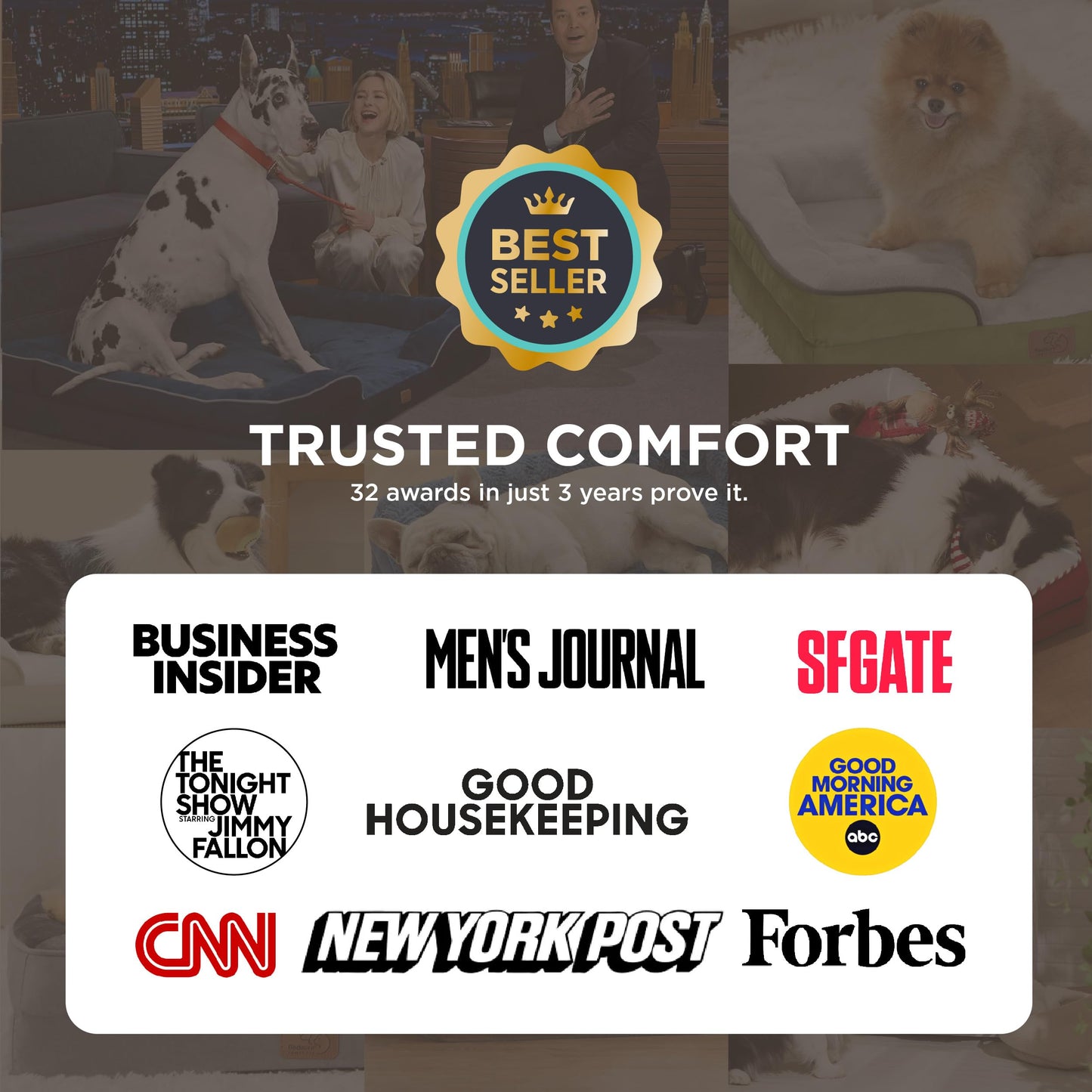 Bedsure XL Plus Orthopedic Dog Bed for Extra Large Dogs - Washable XLarge Dog Cat Bed Waterproof, Comfort Dogs Couch Sofa with Washable Removable Cover, Pet Bed with Nonskid Bottom, Dark Grey, 48"