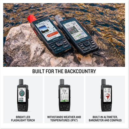 Garmin® GPSMAP® H1, Premium GPS Handheld Navigator with Color Touchscreen and Buttons, Durable IP67 Water Rating, Long Battery Life, Built-in Flashlight, Preloaded Maps