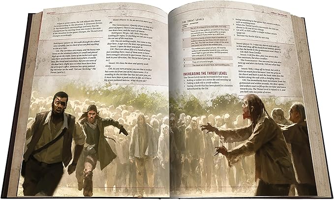 Free League Publishing The Walking Dead Universe RPG Core Rules Fantasy Horror Adventure Roleplaying Hardback RPG Book Adults Teens Ages 16+