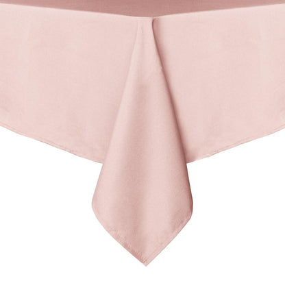 sancua Rectangle Tablecloth - 60 x 84 Inch - Stain and Wrinkle Resistant Washable Polyester Table Cloth, Decorative Fabric Table Cover for Dining Tables, Buffet Parties and Camping, Blush