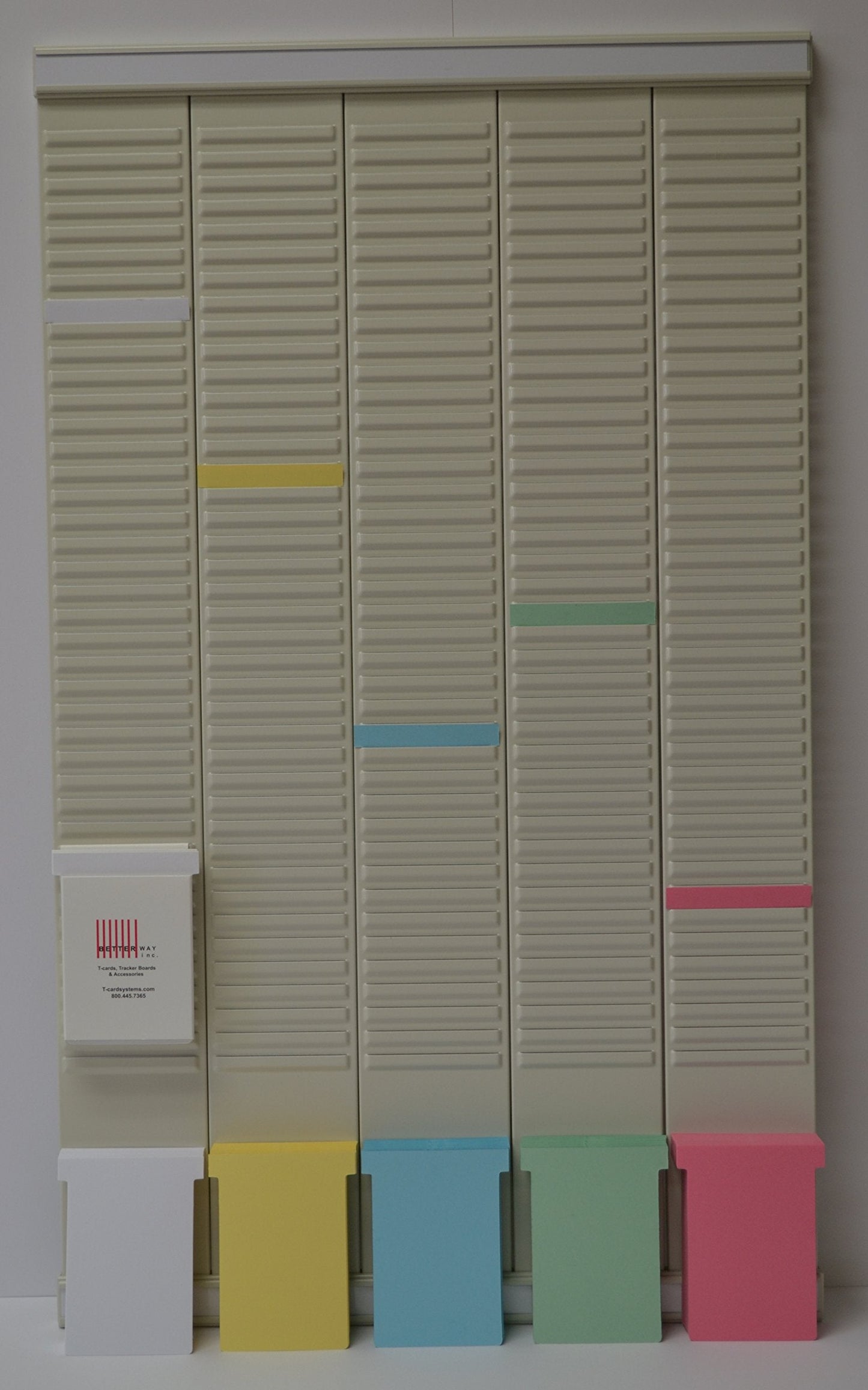 Better Way, Inc. #3 Size T-Card and Rack kit- Medium-Beige