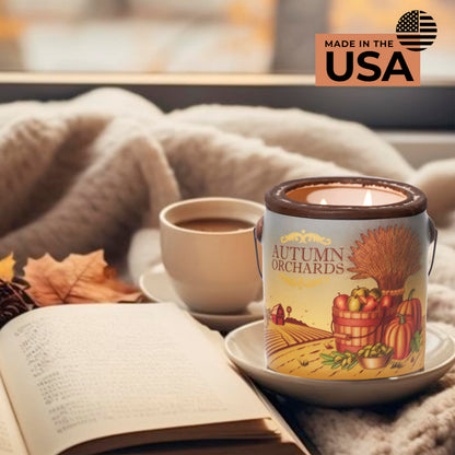 A CHEERFUL GIVER 95hr 20oz Scented Candle - Autumn Orchards - Multi-Wick Glass Candle - Gifts For Men and Women