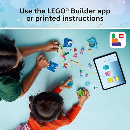 LEGO Gabby’s Dollhouse Mermaid Gabby’s Aquarium Adventure Building Blocks - Pretend Play &amp Learning Toy for Girls &amp Boys Ages 4+ - Includes Mercat Mini Dolls - Gift Idea for Birthdays - 11204