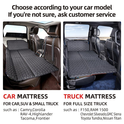 ABE Non-Inflatable Car Mattress,Double-Sided Folding Car Bed Mattress SUV,Portable SUV Mattress,Camping Mattress Back Seat,Back Seat Extender for Dogs(Dinosaur World)