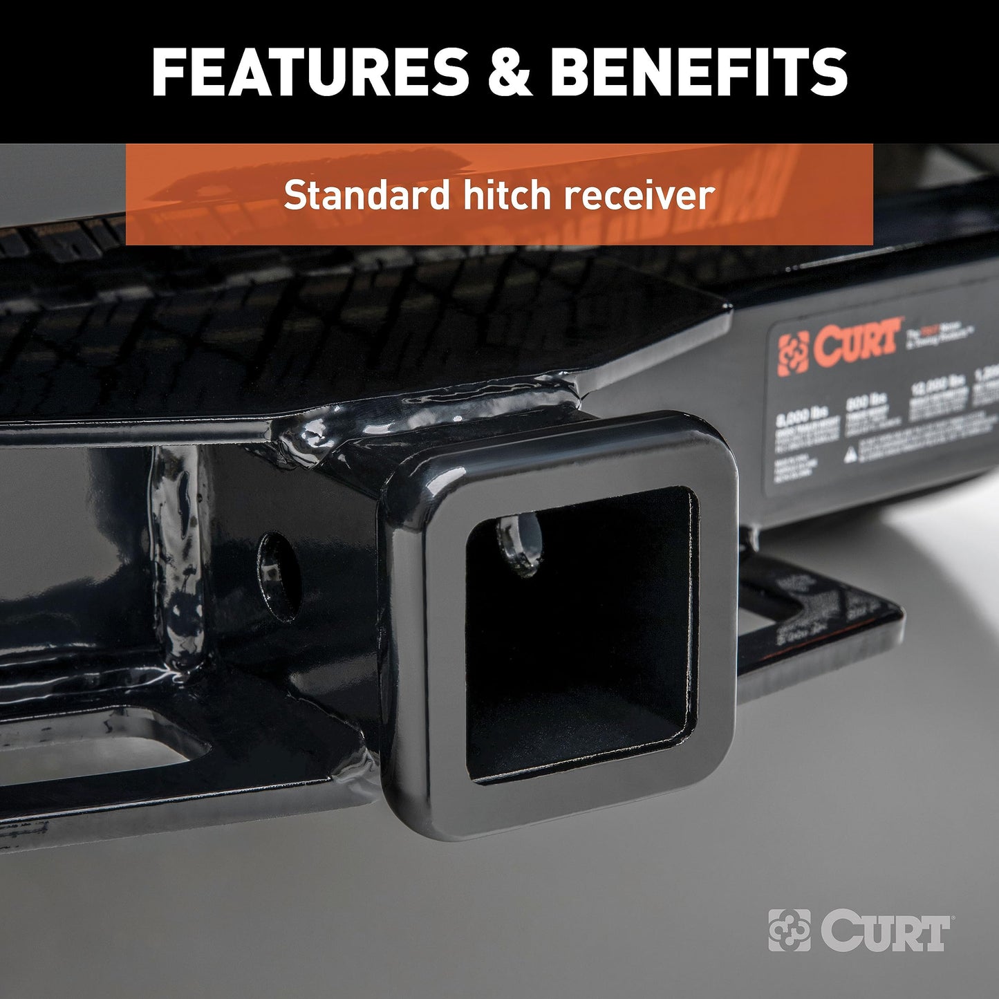 CURT 13570 Class 3 Trailer Hitch, 2-Inch Receiver, Compatible with Select Outback