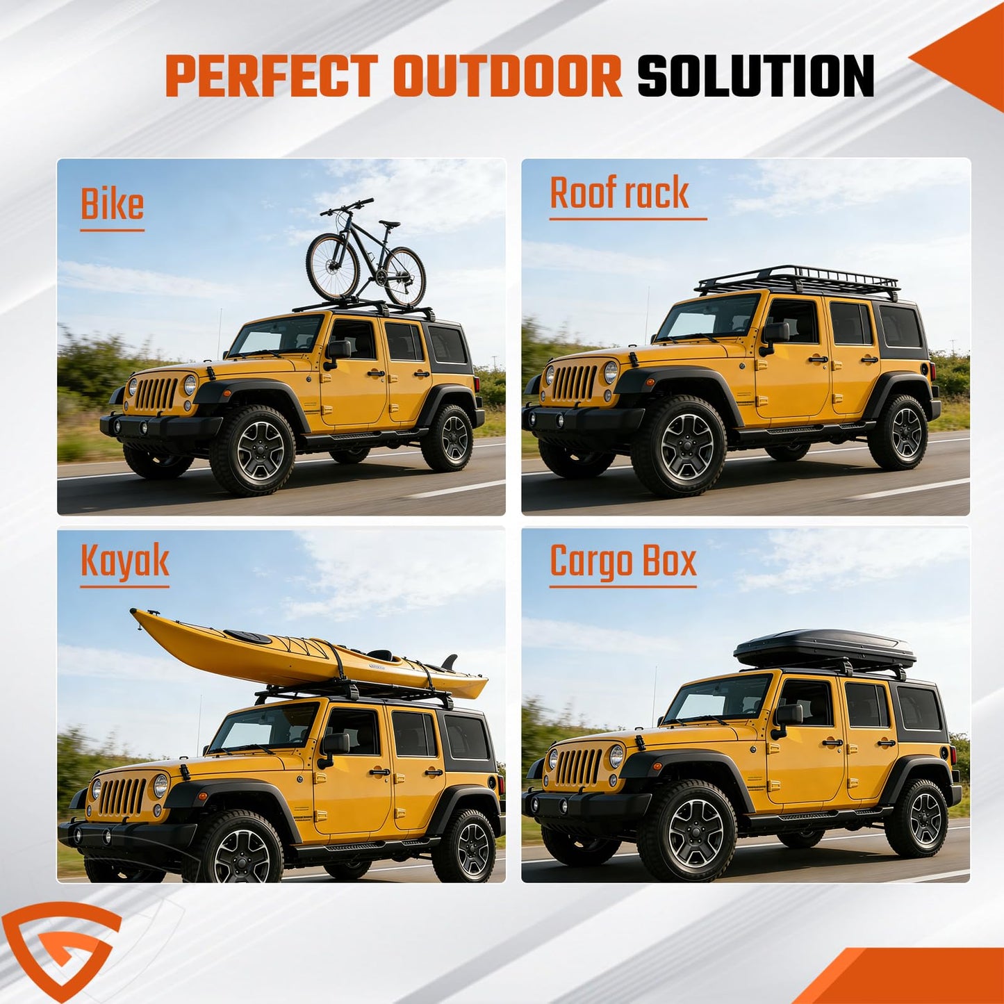 Abliseoum Roof Rack Cross Bars Compatible with Jeep Wrangler JK JL Gladiator JT 2007-2026 with Anti-Theft Metal Lock, 2 & 4 Door Heavy Duty Aluminum Crossbars Rooftop Cargo Kayak Bike Luggage Racks