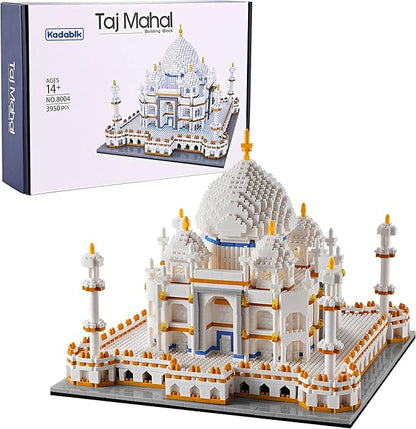 Architechture Series for Adults and TeensTaj Mahal Building SetModel Contruction Kit 3950 PCSMicro Block SetNew Seven WondersLandmark Model