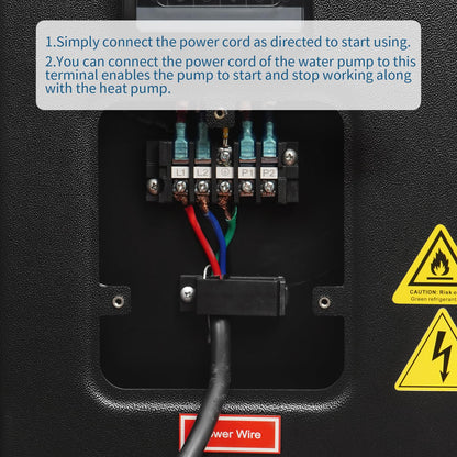 DOEL Swimming Pool Heat Pump, 44000BTU Full DC Inverter Pool Heater for 8000 Gallons Above and In Ground Pools and Spas, 13kW High Efficiency Pool Heater with WiFi Smart Control Panel, 220-240v