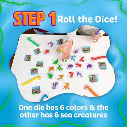 Continuum Games Tentacle Tantrum Fast-Paced Octopus Game of Matches and Squiddy Snatches | 2-6 Players 20-Minute Play Time Ages 3 and Up | Family Games for Kids and Adults