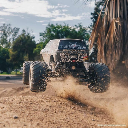 ARRMA 1/10 Gorgon 2WD RTA Kit Brushed Monster Truck (Battery &amp Charger Included) Clear ARA3230SKT2