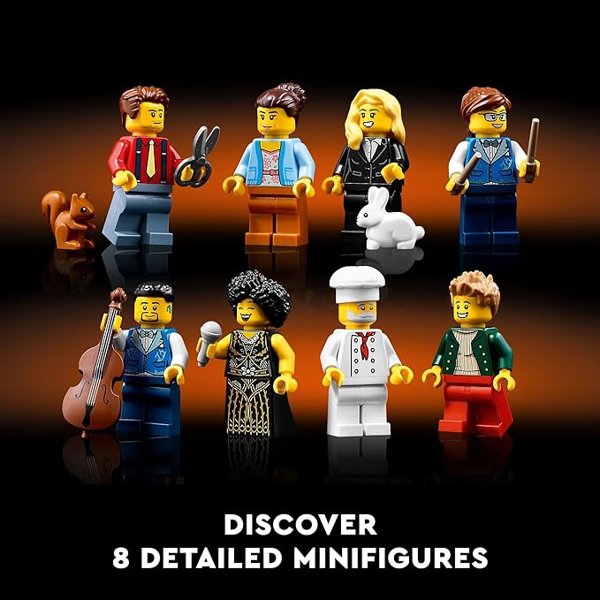 LEGO Icons Jazz Club 10312 Building Set for Adults and Teens A Collectible Gift for Musicians Music Lovers and Jazz Fans Includes 5 Detailed Rooms Within The Music Venue and 8 Minifigures