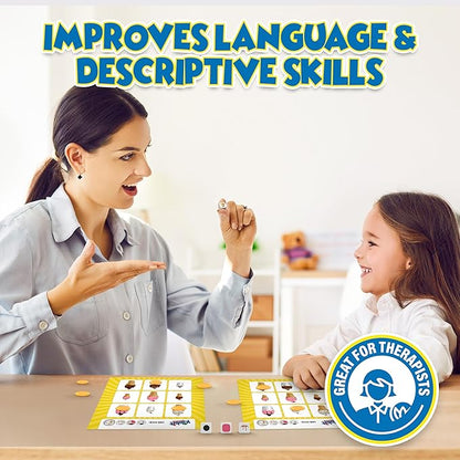 Bingo Style Game Targeting Descriptive Language Sentence Structure and Ability to Follow Multi-Component Directions