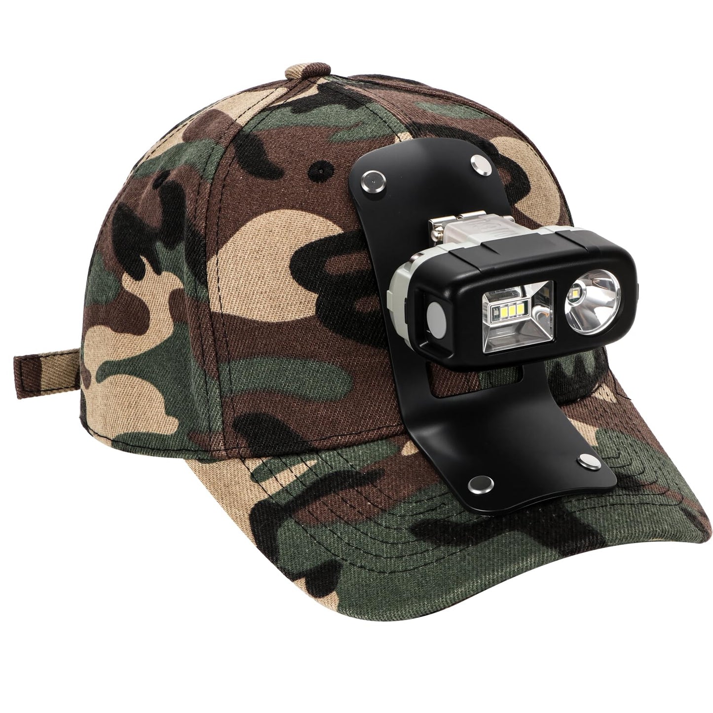 Yongkist Rechargeable LED Headlamp with Spotlight and Floodlight High Beightness Mining Headlamp Waterproof Hard Hat Light for Hunting, Camping, Night Work, Caving