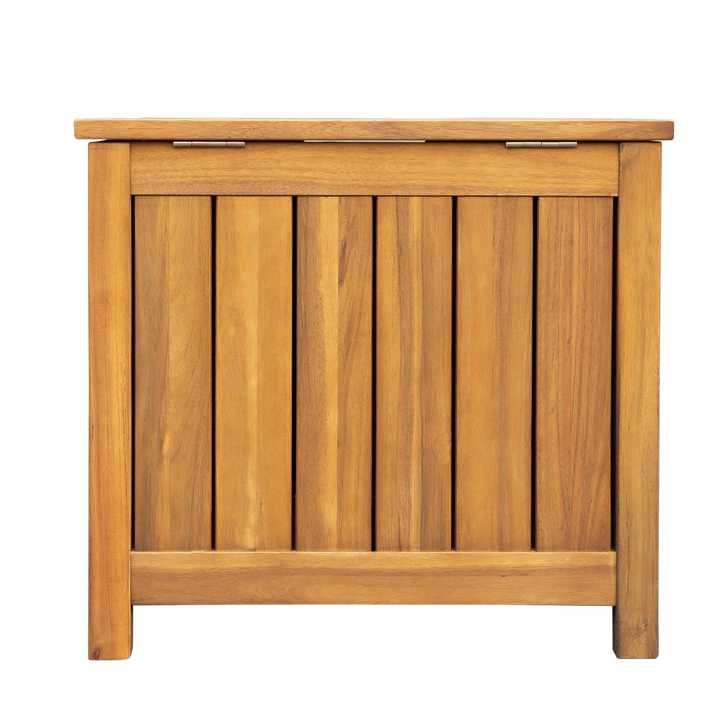Christopher Knight Home Kensy Acacia Wood Outdoor Storage Box, 30 Gallons Wooden Patio Deck Box, Garden Backyard Storage Bench, Outdoor Storage Container for Patio Furniture Cushion, Tool, Teak Finish