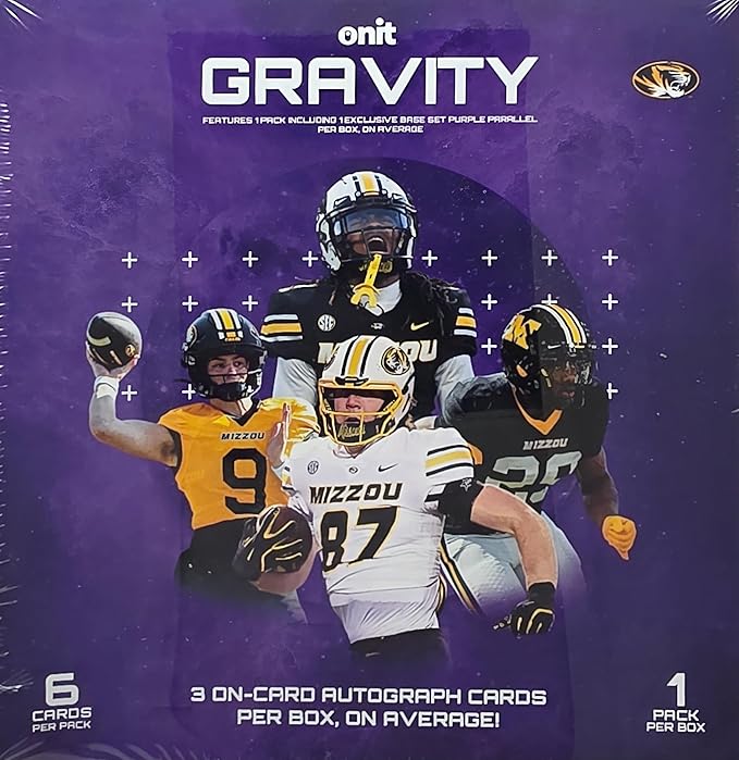 2025 Onit Gravity College Football Card Breaker Edition Box (Missouri Tigers)