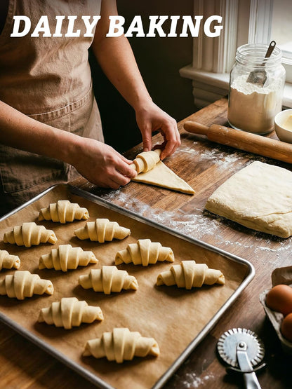 SMARTAKE Parchment Paper Baking Sheets - 400 Pcs Non-Stick Precut, 12x16 Inches for Baking, Grilling & More