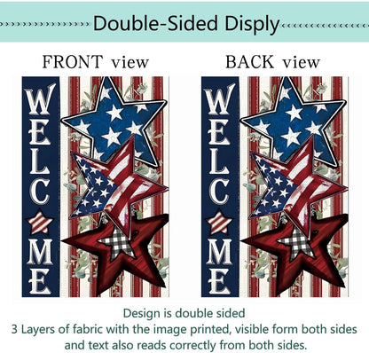 Seasonal Garden Flags by [Brand Name] - Set of 12 Double-Sided 12x18 Inch Yard Flags for Year-Round Outdoor Decor