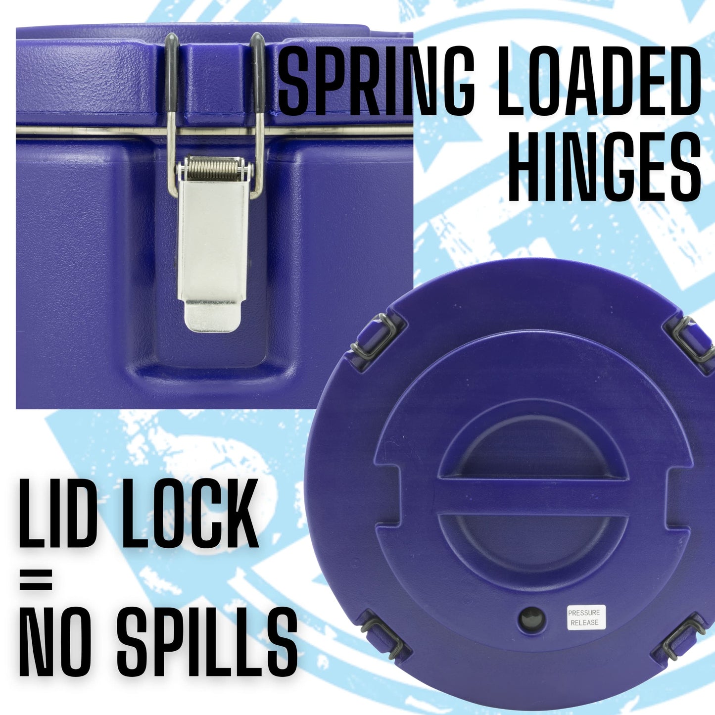 5 Gallon Insulated Beverage Cooler: 5 Gallon Water Dispenser - water dispenser with Stainless Steel Interior and Spout/Spigot, Portable Sports Cooler for Camping, Parties, and Outdoors