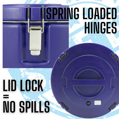 5 Gallon Insulated Beverage Cooler: 5 Gallon Water Dispenser - water dispenser with Stainless Steel Interior and Spout/Spigot, Portable Sports Cooler for Camping, Parties, and Outdoors