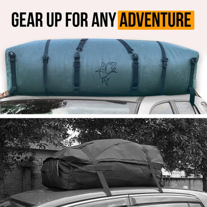 Extra Large Waterproof Duffel Bag - Heavy Duty Fishing Gear Bag - Outdoor Travel, Camping, Kayaking, Gym Bag with Reinforced Straps & Anti-Slip Base (60"L x20"H x25"W)