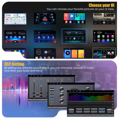 8 Core 6GB+128GB Car Radio for for Jeep Patriot Compass 2010-2016,10.2 Inch QLED Touch Screen Car Stereo with Carplay&Android Auto,WiFi,GPS Navigation,Bluetooth,FM&AM Radio,Android 15
