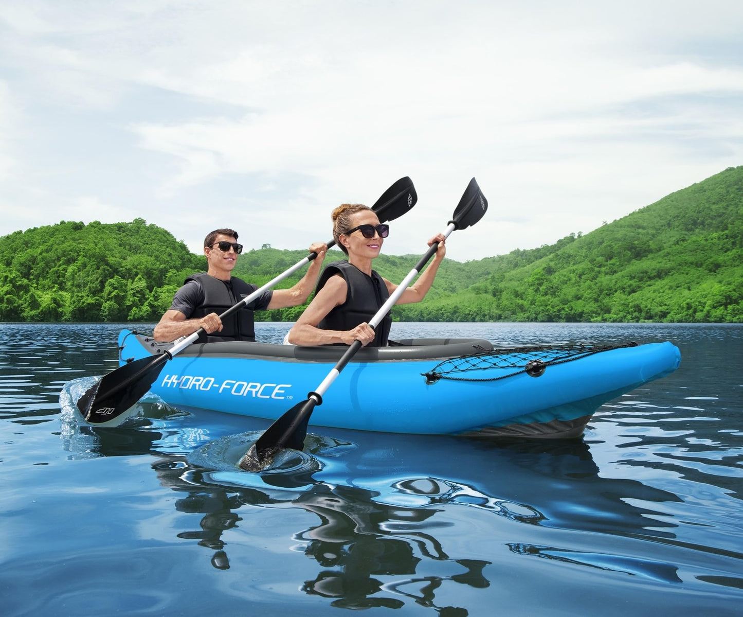 Hydro-Force Cove Champion X2 Inflatable Kayak Set 10'