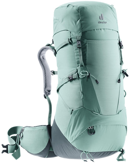 Deuter Women's Aircontact Core 45+10L SL Hiking Backpack - Jade-Graphite