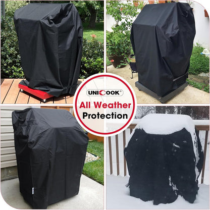 Unicook 32-Inch Heavy Duty Waterproof Grill Cover - Fits 2 Burner Gas BBQs | All-Weather Protection